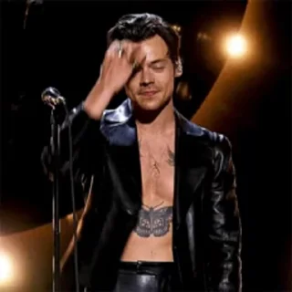 😐 emoji 'Harry Styles | @iStickerLand, Telegram sticker 1 of 50