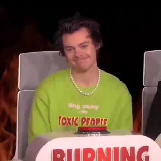 😐 emoji 'Harry Styles | @iStickerLand, Telegram sticker 24 of 50