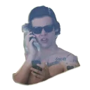 😧 emoji Harry Styles Telegram sticker 17 of 45