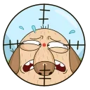 😰 emoji Diggy animated All Telegram sticker 8 of 50