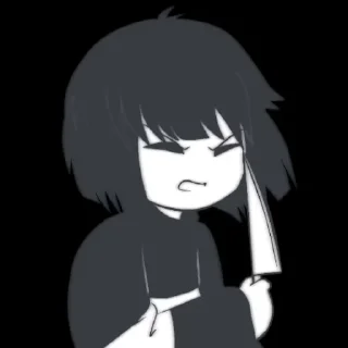 💜 emoji •/ Frisk /• by : @Undertale_Stickers Telegram sticker 21 of 38