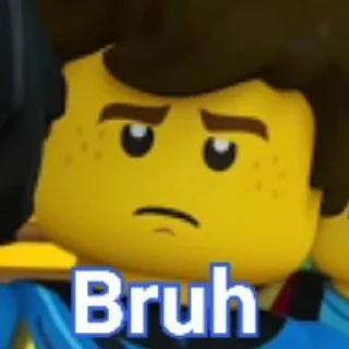 Sticker from Ninjago "bruh" @Il_Ninja_Verde