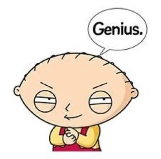 🌟 emoji Stewie Griffin Telegram sticker 10 of 40