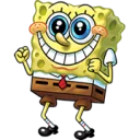 😄 emoji SpongeBob  @stickers4 Telegram sticker 1 of 21