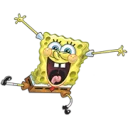 😃 emoji SpongeBob  @stickers4 Telegram sticker 9 of 21