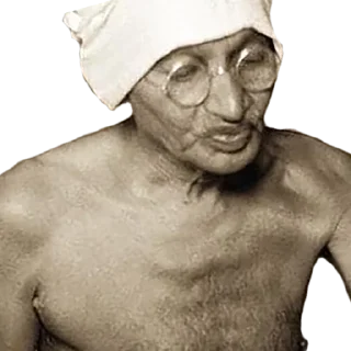 😘 emoji Gandhi Telegram sticker 16 of 18