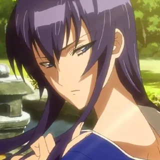 🌟 emoji Busujima Saeko ⚔ @KesitoMania Telegram sticker 23 of 89