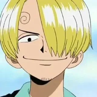 😏 emoji OP sanji  @animespack Telegram sticker 8 of 13