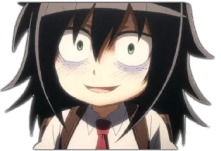 😯 emoji Tomoko chan Telegram sticker 8 of 19