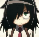 😐 emoji Tomoko @fuckwhatever Telegram sticker 16 of 42