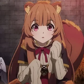❤️ emoji Raphtalia by (@Miyukotto) Telegram sticker 24 of 70