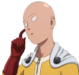 🤔 emoji ONE PUNCHMAN Telegram sticker 12 of 120