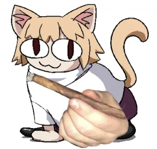 🚬 emoji неко арк\ тобто Гуренья :3 Telegram sticker 8 of 13