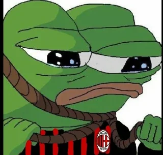 😭 emoji ⚫MILAN PACK🔴 Telegram sticker 12 of 92