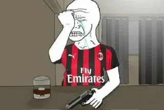😭 emoji ⚫MILAN PACK🔴 Telegram sticker 11 of 92