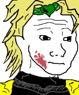 😐 emoji Za Warudo ( @zawarudodio ) Telegram sticker 15 of 61