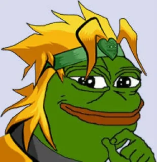 🐸 emoji Za Warudo ( @zawarudodio ) Telegram sticker 13 of 61