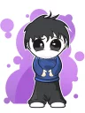 😟 emoji Emo Boy Telegram sticker 17 of 36