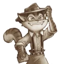 😺 emoji Lackadaisy cats Telegram sticker 11 of 15