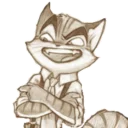😺 emoji Lackadaisy cats Telegram sticker 8 of 15