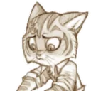 😿 emoji Lackadaisy cats Telegram sticker 13 of 15