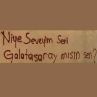 Sticker from Galatasaray