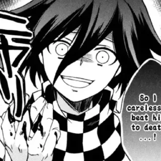 🖤 emoji Kokichi Oma Telegram sticker 5 of 51