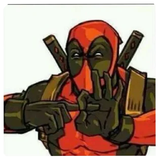 🖼 emoji Deadpool Telegram sticker 6 of 34