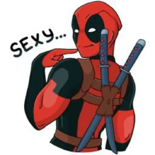 🖼 emoji Deadpool Telegram sticker 15 of 34