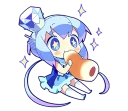 😋 emoji Cutie Chibi Aoki Lapis & Merli Telegram sticker 1 of 41