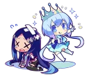 😜 emoji Cutie Chibi Aoki Lapis & Merli Telegram sticker 15 of 41