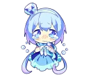 😢 emoji Cutie Chibi Aoki Lapis & Merli Telegram sticker 17 of 41