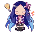 💡 emoji Cutie Chibi Aoki Lapis & Merli Telegram sticker 6 of 41