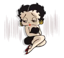 😔 emoji BETTY BOOP Telegram sticker 15 of 41