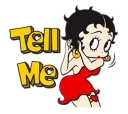 👂 emoji BETTY BOOP Telegram sticker 8 of 41