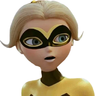 💛 emoji Queen Bee - Miraculous : @Characters_stickers Telegram sticker 7 of 28
