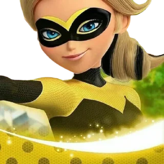 💛 emoji Queen Bee - Miraculous : @Characters_stickers Telegram sticker 14 of 28