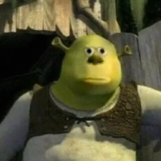 Sticker from shrek