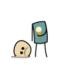 😫 emoji Cyanide & Happiness Telegram sticker 6 of 20