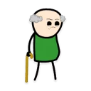 😒 emoji Cyanide & Happiness Telegram sticker 9 of 20