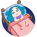 😐 emoji 𓄂Ƀ⃬ʟu⃑ᴇ @HANGSEED𖨘 Telegram sticker 15 of 15