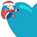 ❤️ emoji 𓄂Ƀ⃬ʟu⃑ᴇ @HANGSEED𖨘 Telegram sticker 6 of 15