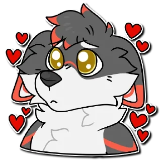 😍 emoji MiloUwU Telegram sticker 5 of 37