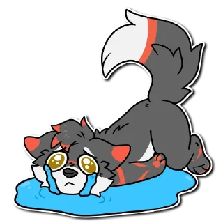 😭 emoji MiloUwU Telegram sticker 16 of 37