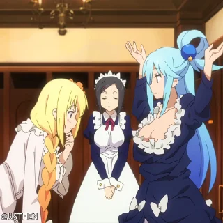 🤨 emoji @usthen KonoSuba S3 Telegram sticker 16 of 63