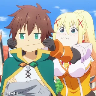 🥹 emoji @usthen KonoSuba S3 Telegram sticker 13 of 63