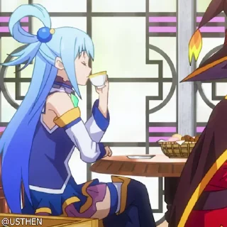 ☕️ emoji @usthen KonoSuba S3 Telegram sticker 12 of 63
