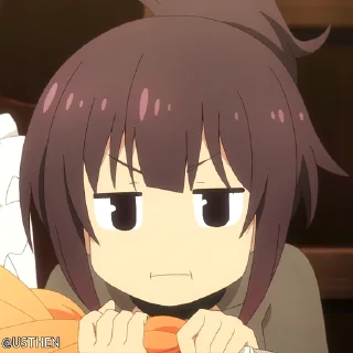 😌 emoji @usthen KonoSuba S3 Telegram sticker 22 of 63