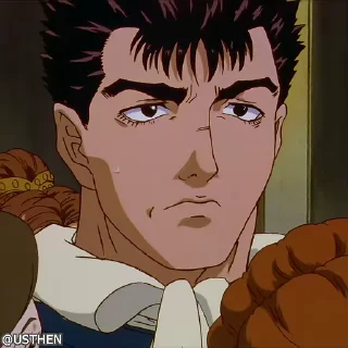 😣 emoji @usthen Berserk 1997 Telegram sticker 6 of 30