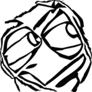 🤔 emoji Distortion TrollFace | @The_Last_Nam_Nam Telegram sticker 11 of 65